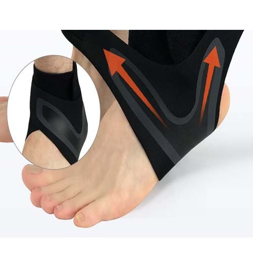 Sport Safety Ankle Support Gym Running Football Ankle Joints Protection Black Foot Bandage Elastic Ankle Brace Band